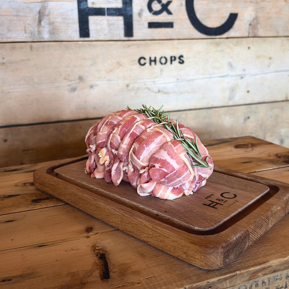 Boneless Turkey Breast Wrapped In Bacon
