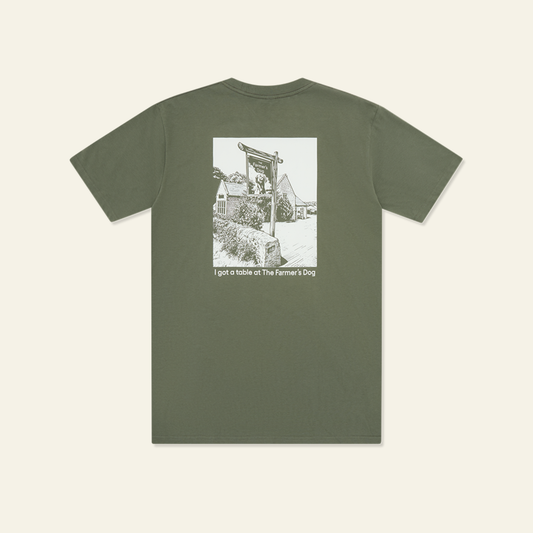 I got a table at The Farmer's Dog T-shirt