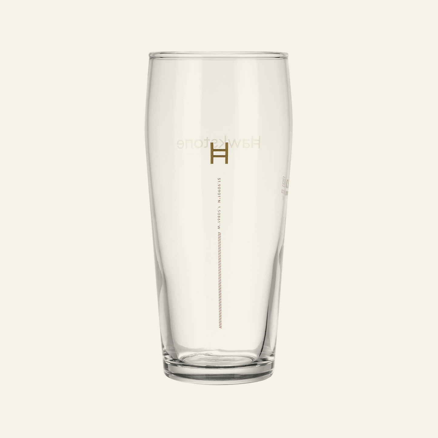 Hawkstone Pint Glass